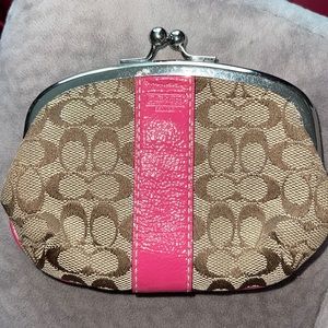 Vintage coach coin purse